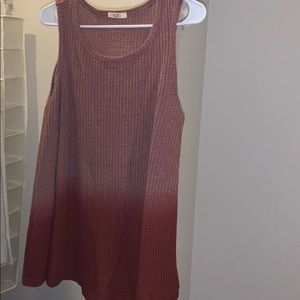 Ombré tank top